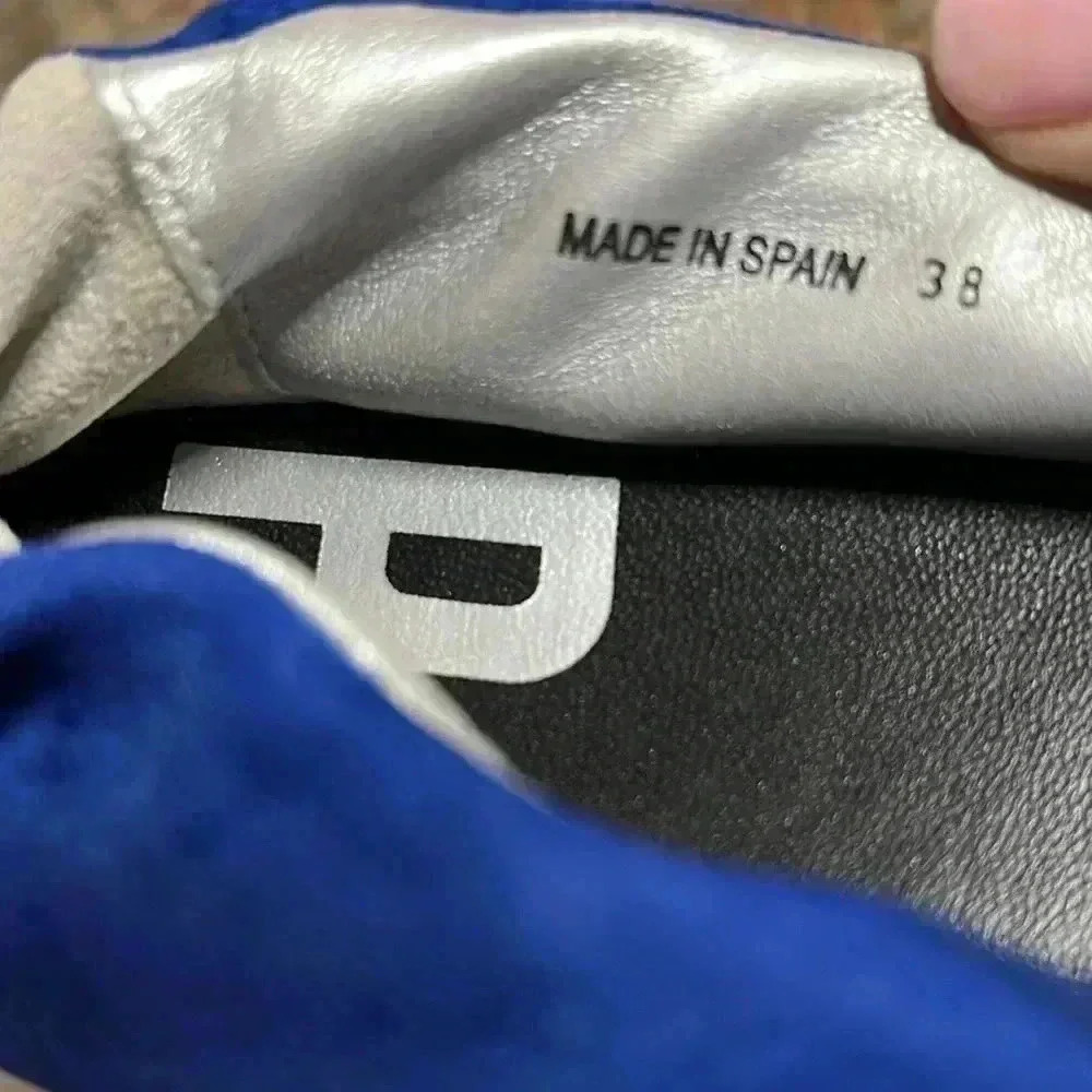 P448 Bella Blue Suede Flat ballet EU 38 US 7.5 - Picture 5 of 9